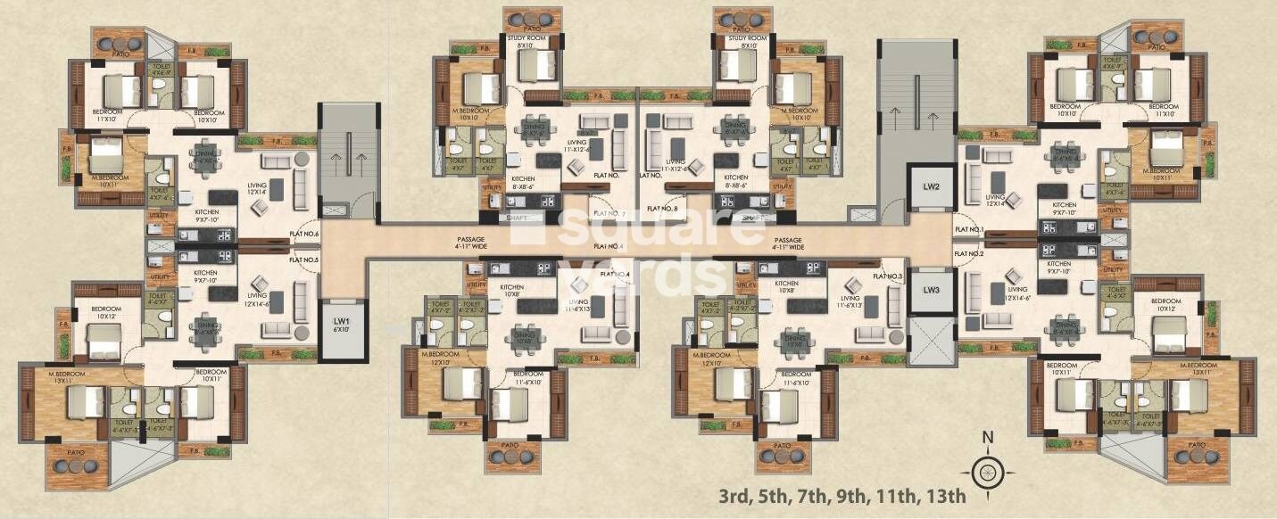 KT Vasai One Floor Plans 2