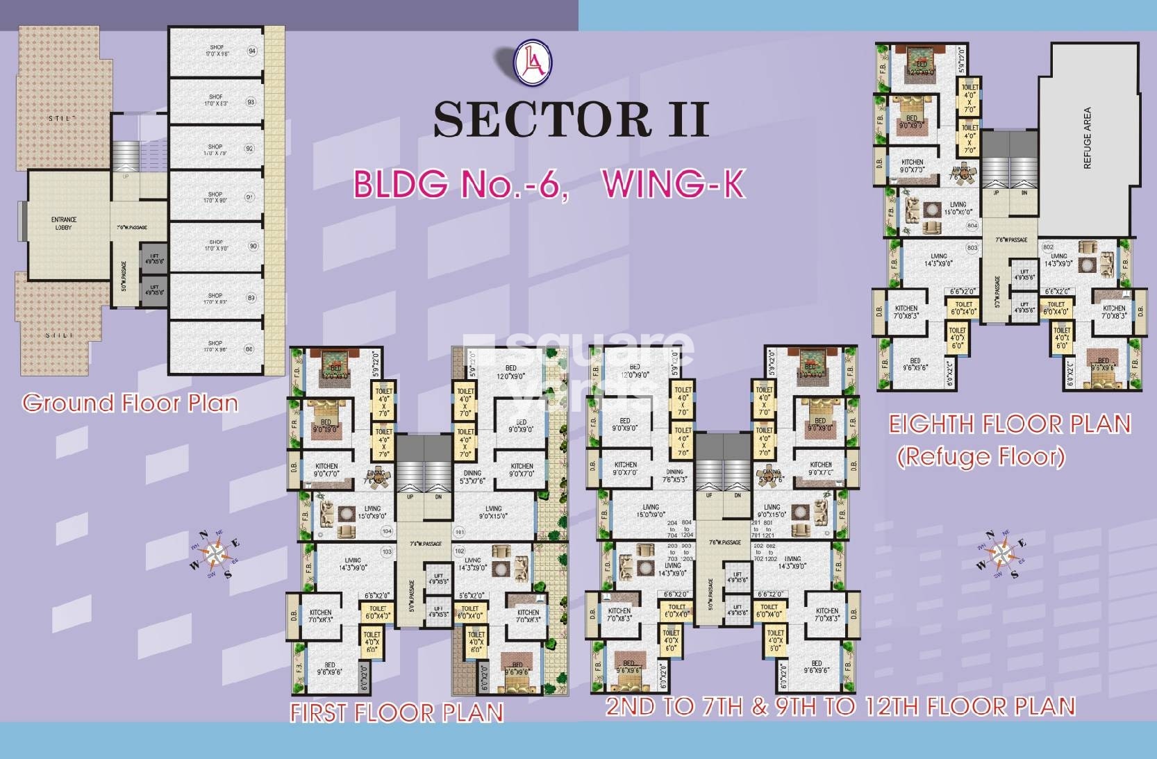 Labh Heights Floor Plans 1