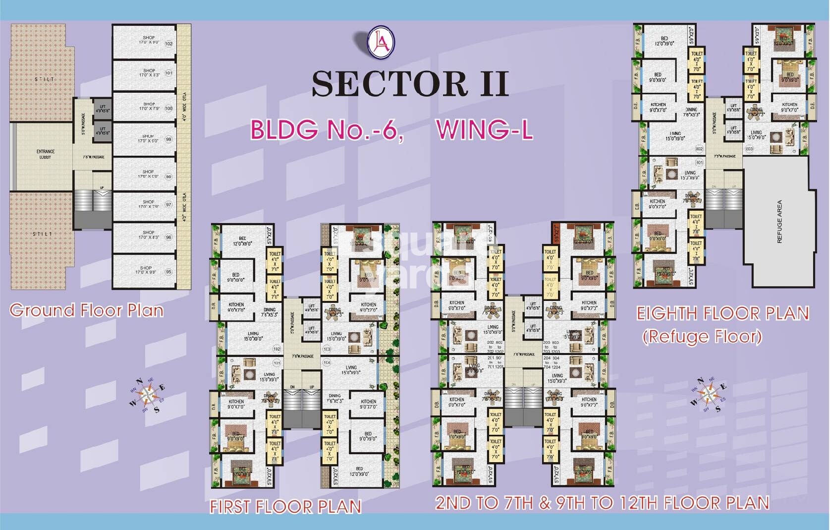 Labh Heights Floor Plans