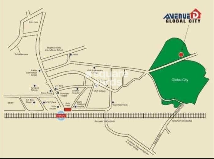 Laxmi Avenue D Global City Ph-1 Location Image