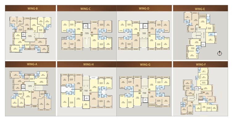 Laxmi Saptashrungi Heights Floor Plans
