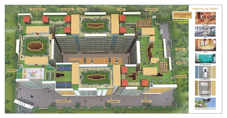 Laxmi Saptashrungi Heights Master Plan Image