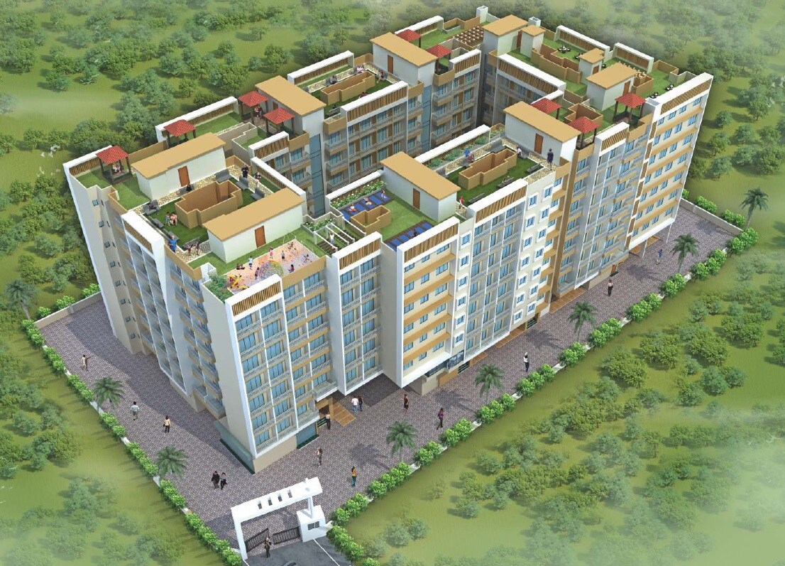 Laxmi Saptashrungi Heights Tower View 2