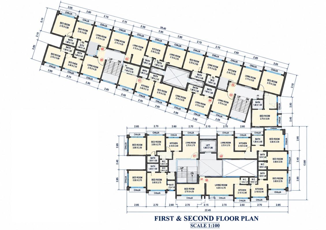 Mahashakti Galaxy Residency Floor Plans
