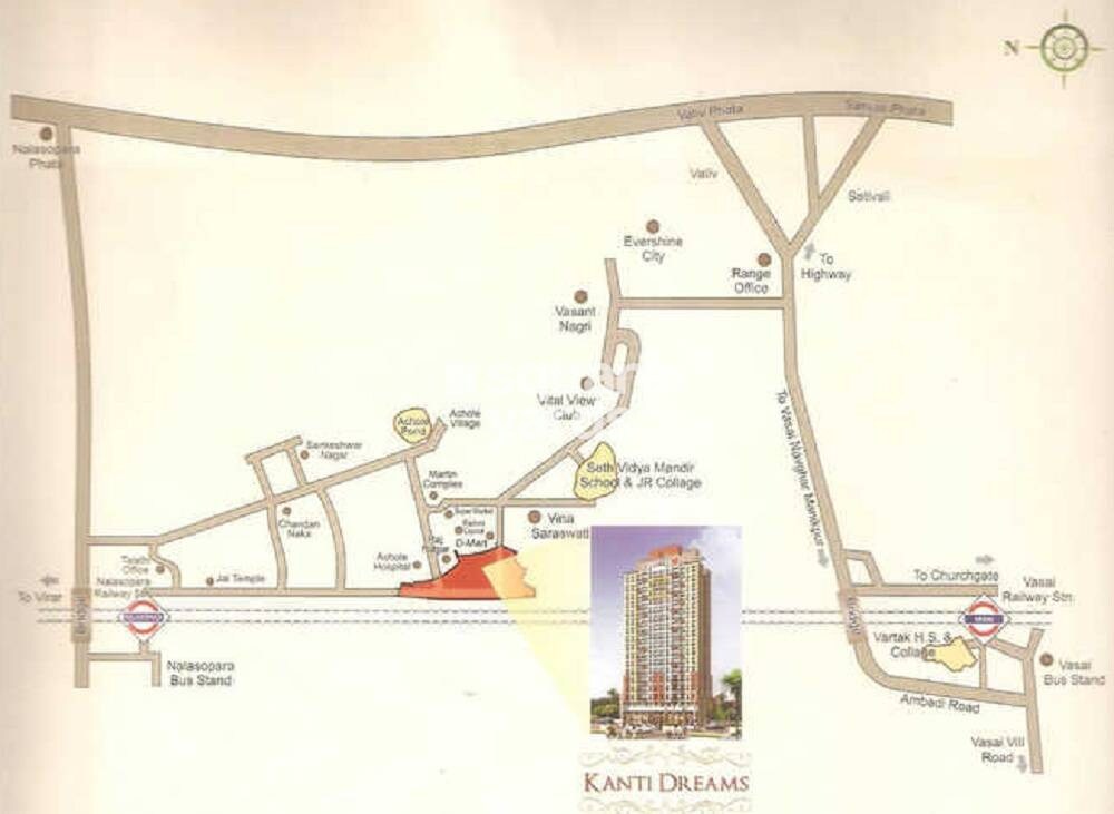 Mahavir Kanti Dreams Location Image