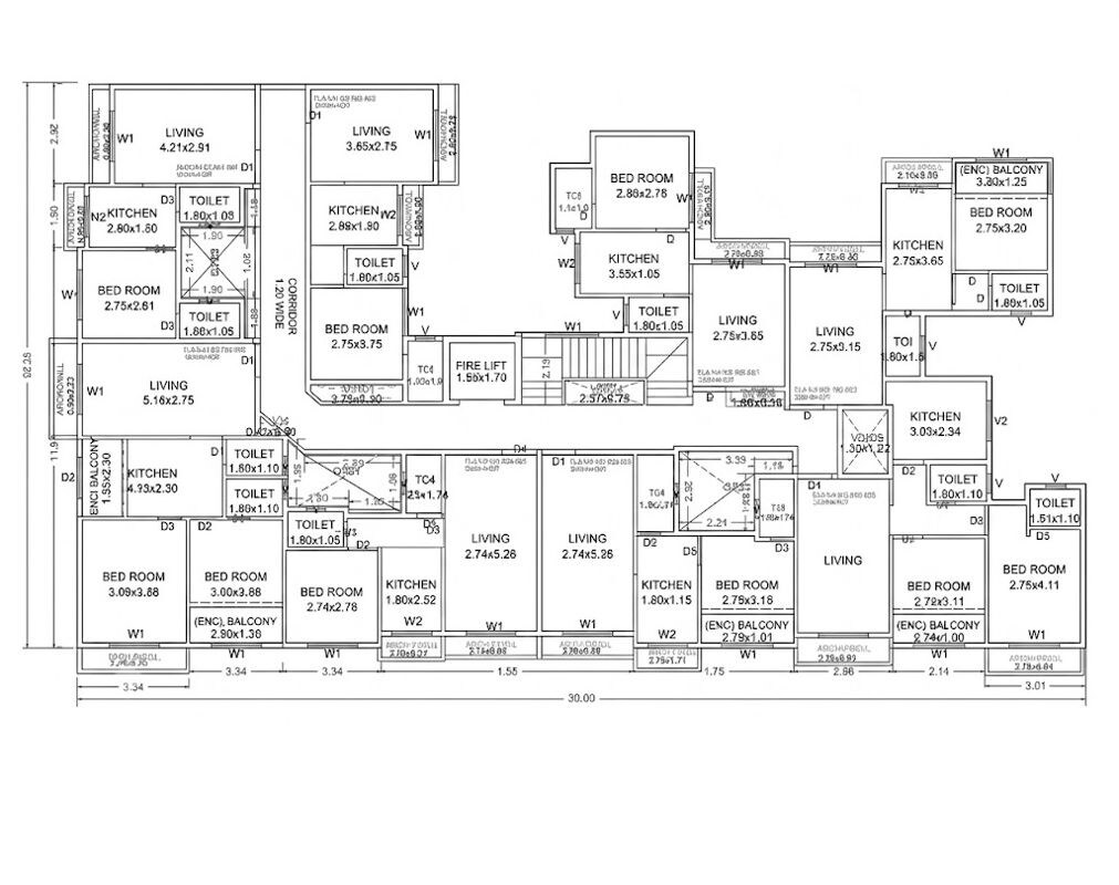 Mahavir Kanti Vedanta Floor Plans