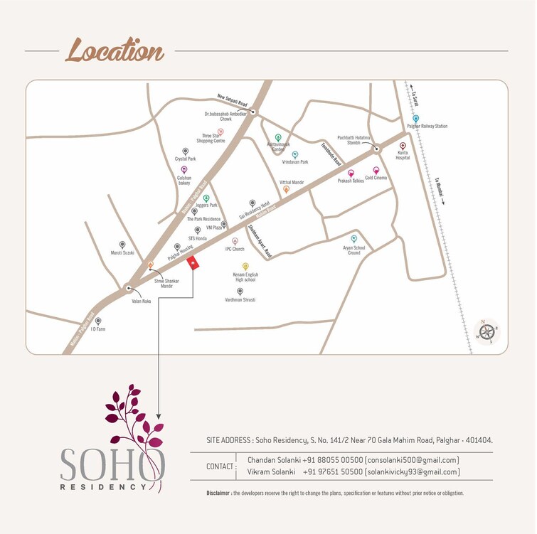 Mahavir Soho Residency Location Image