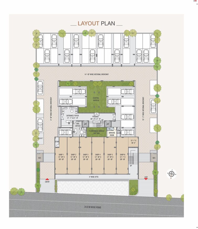 Mahavir Soho Residency Master Plan Image