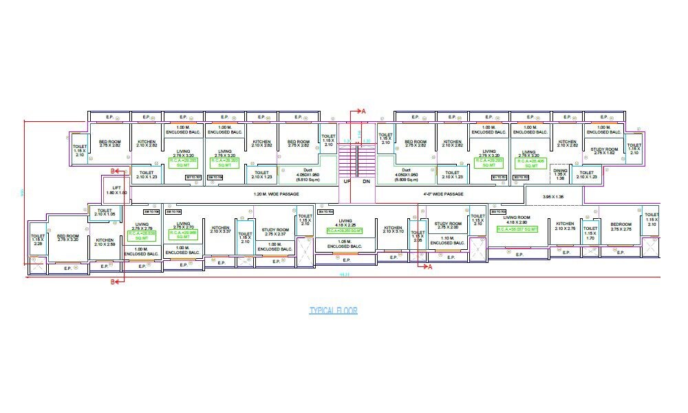 Makwana Residency Floor Plans