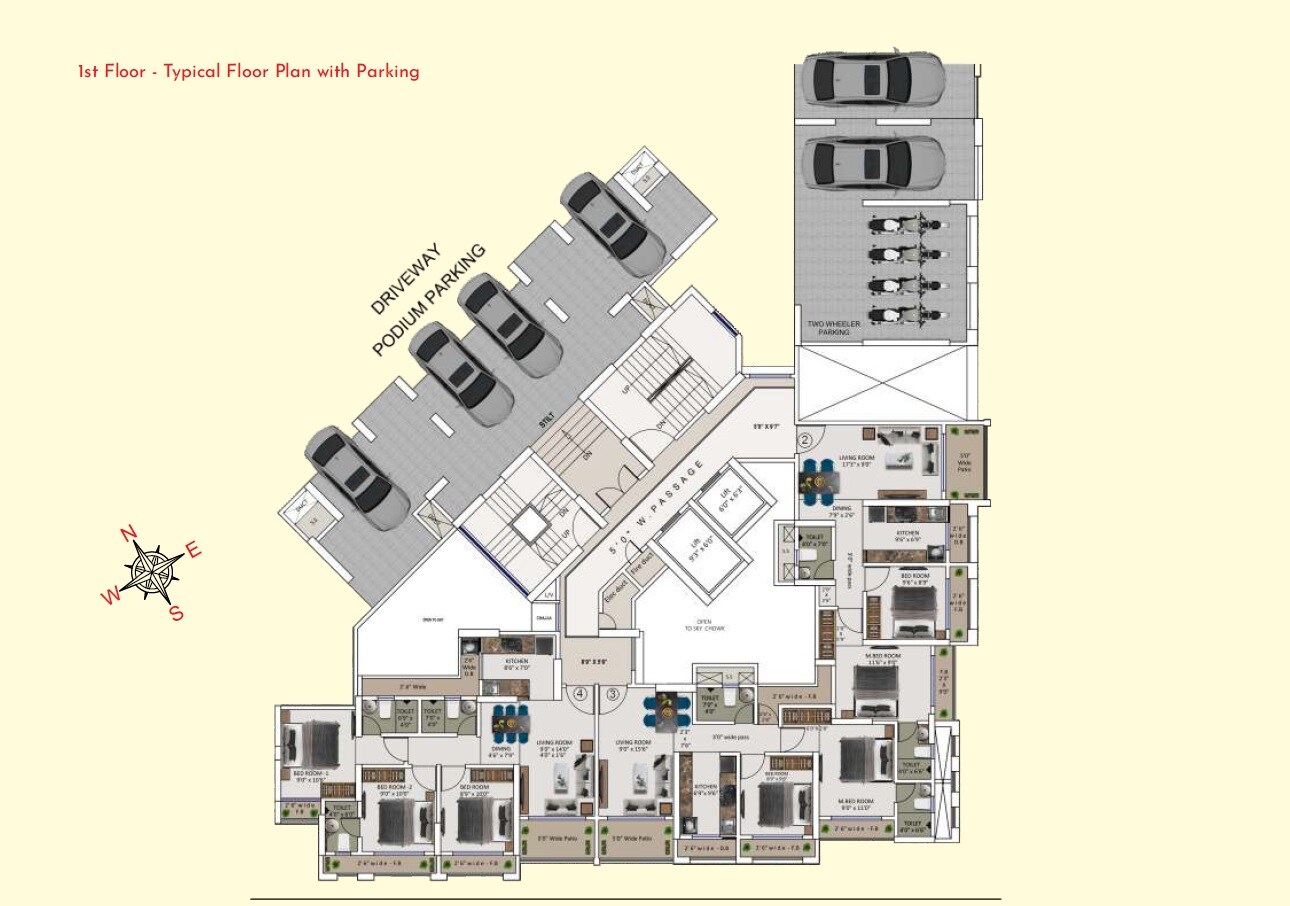 Manav Blossom Floor Plans 1
