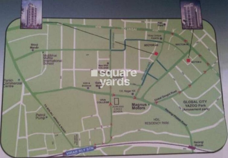 Mandar Mahavir Residency Location Image