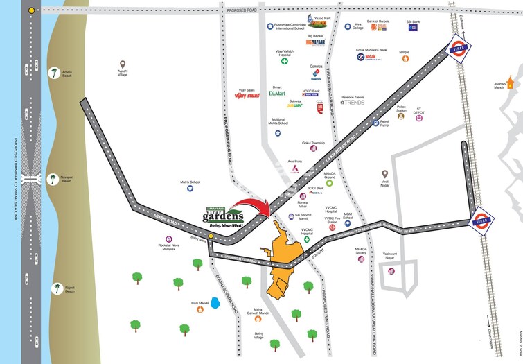 Mayfair Sara Virar Location Image 2