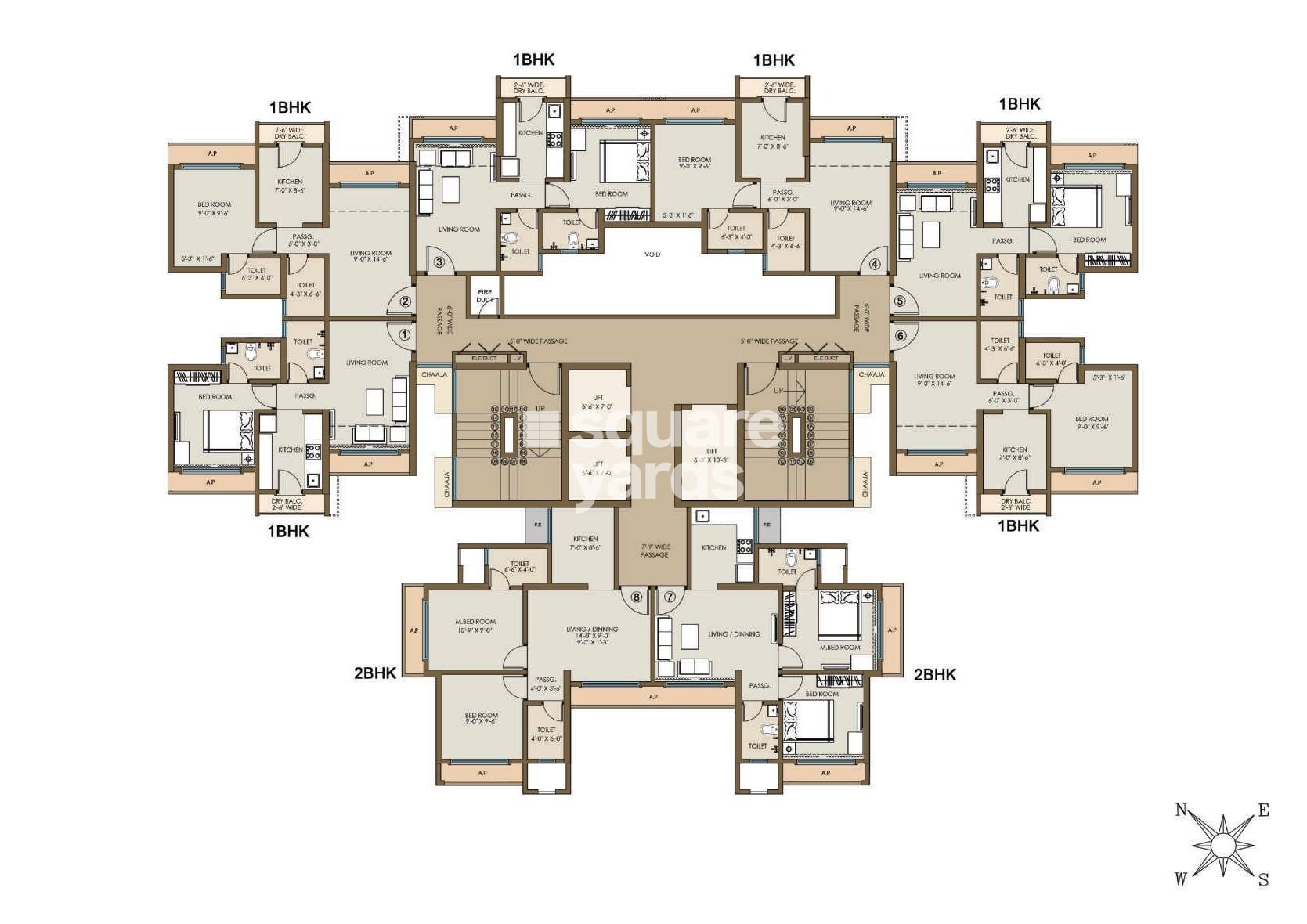 Mayfair Virar Gardens Floor Plans 1