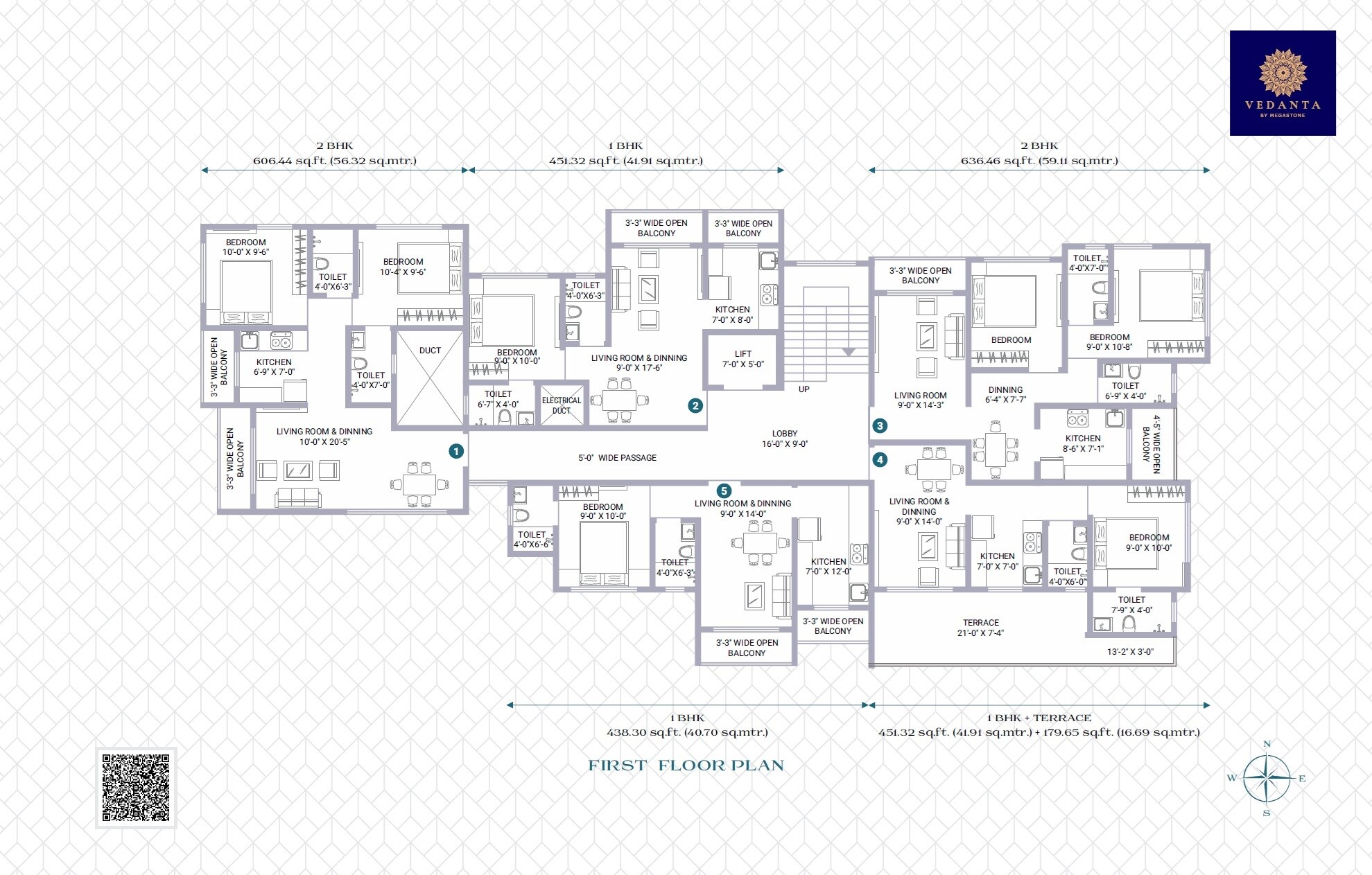 Megastone Vedanta Floor Plans