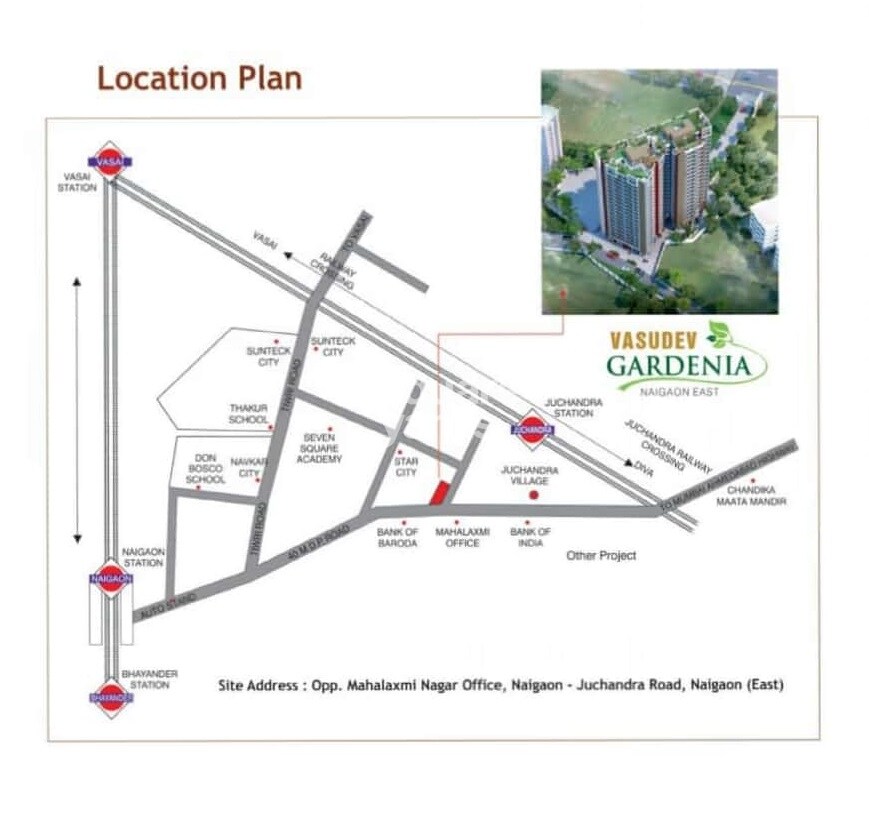 Mhatre Vasudev Gardenia Location Image