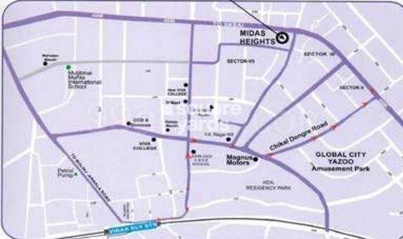 Midas Heights Location Image