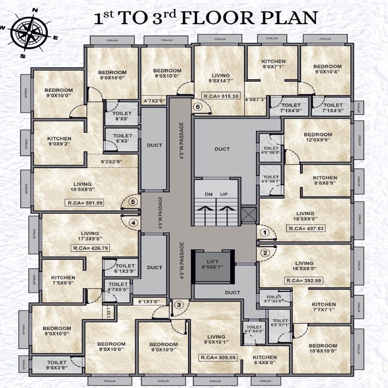 Mukundan Nirvana Floor Plans