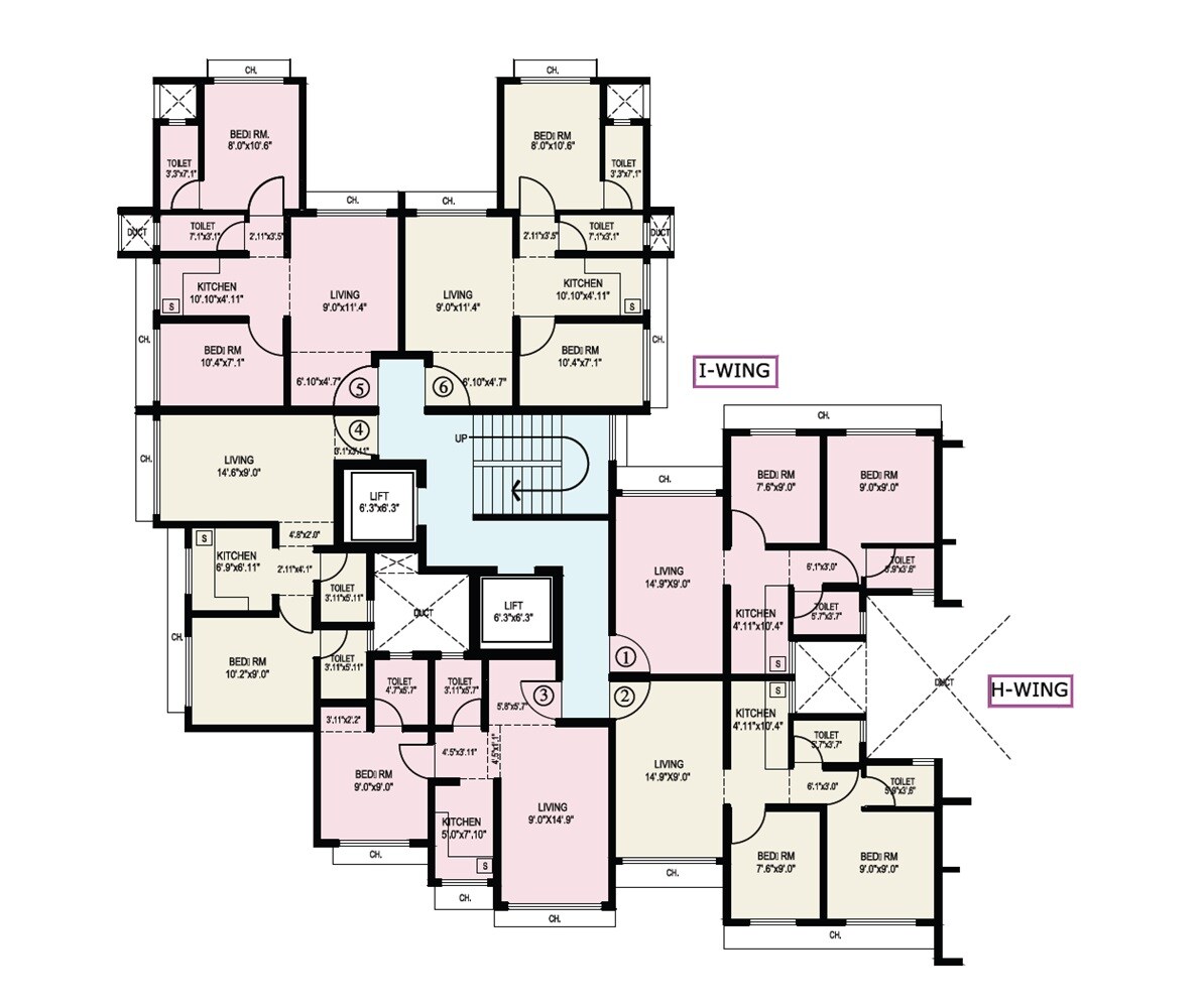 Neelyog Aawas Floor Plans