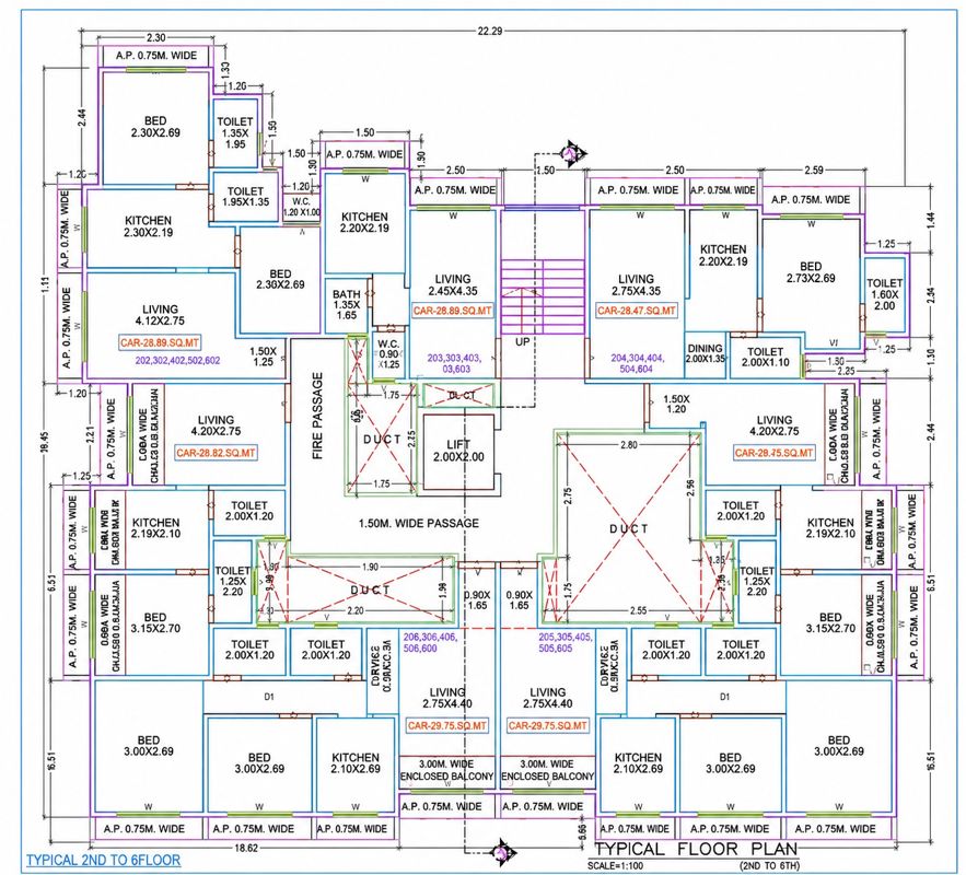 New Kasturi Sadan CHS Floor Plans