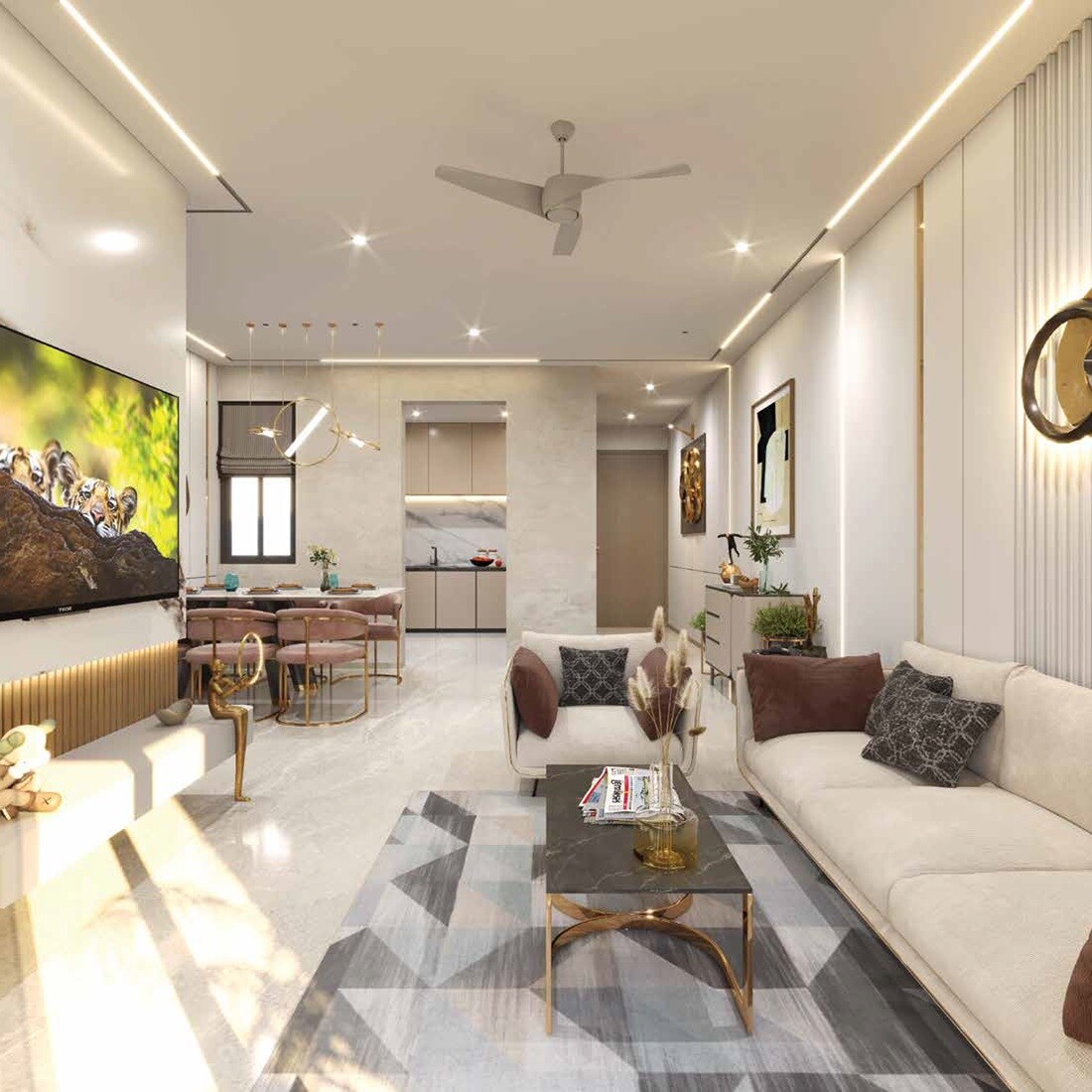 Niwas Kiara Apartment Interiors