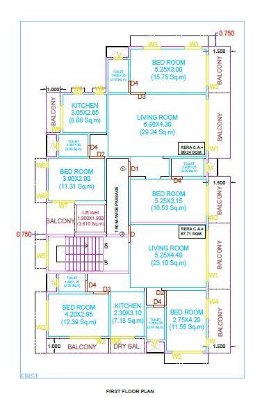 Ojas Avanindra Floor Plans