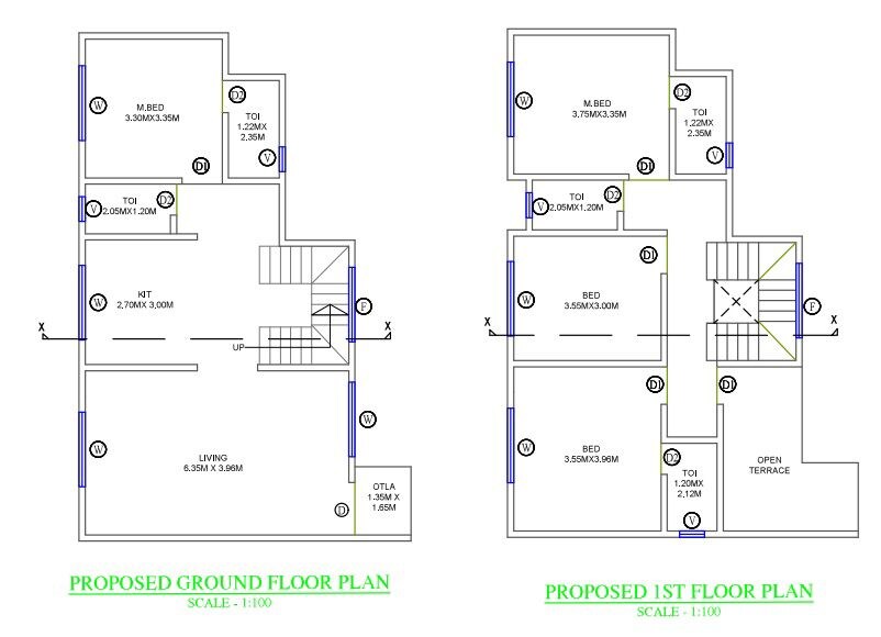 Om Golden Villa Floor Plans