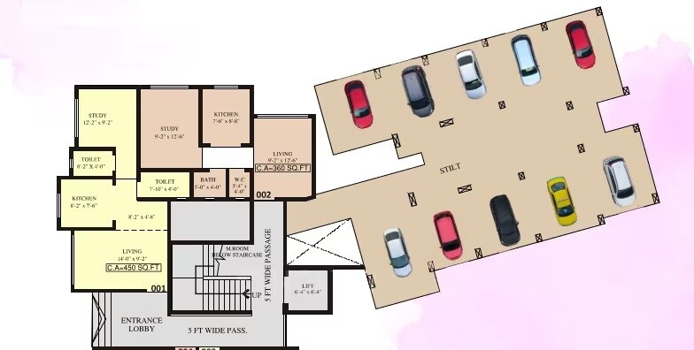 Om Maruti Complex Floor Plans