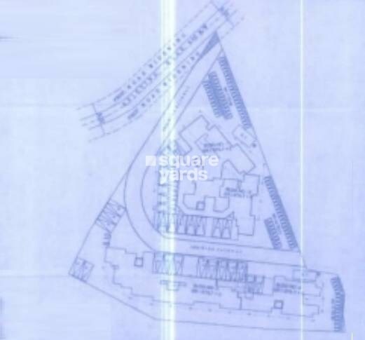 Omkar-Vastu-Complex_a drawing of a street sign on a piece of paper