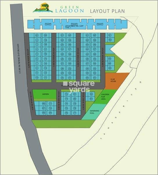 Palm Green Lagoon Row Houses Master Plan 1