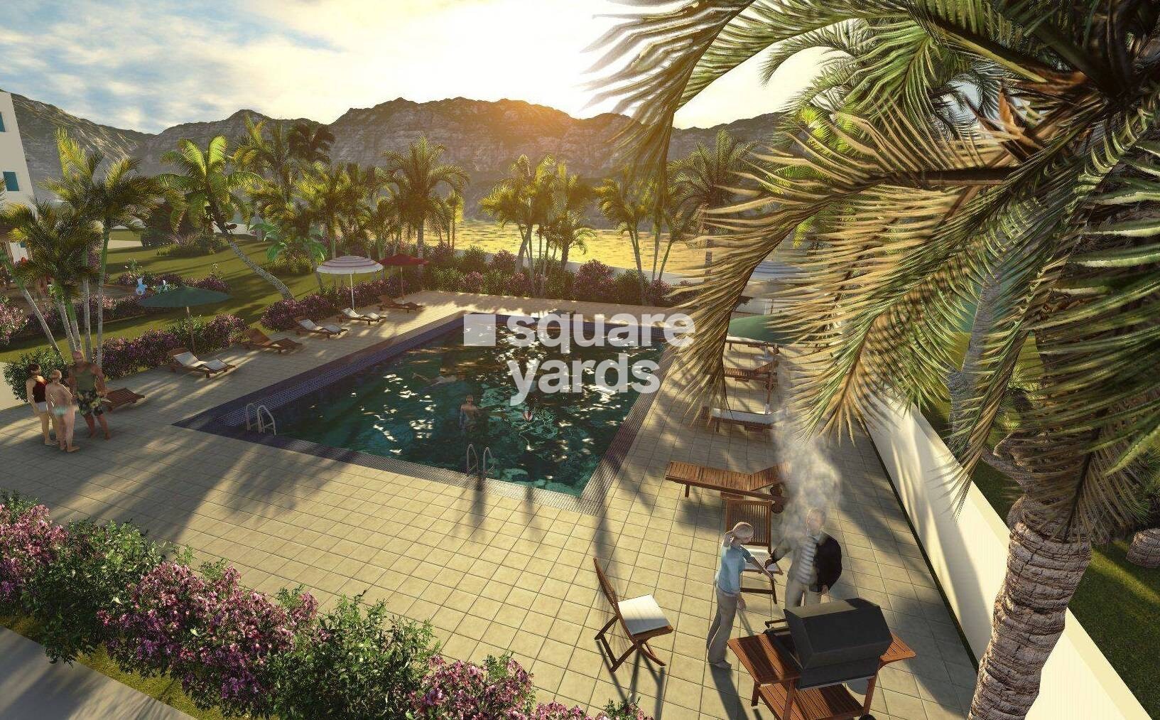 Palm Green Lagoon Studio Apartment