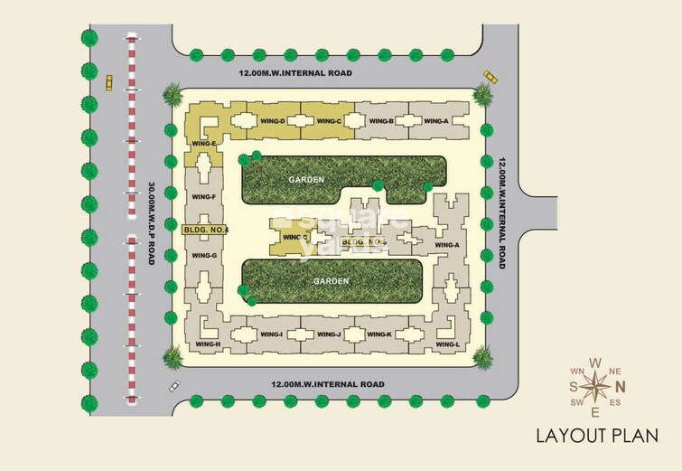 Poonam Heights Virar Master Plan Image
