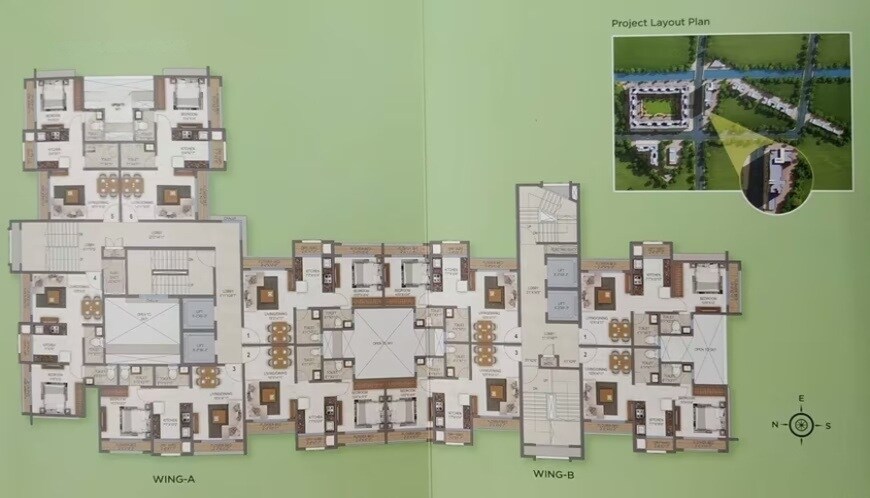 Prieska Peninsula Residency Floor Plans