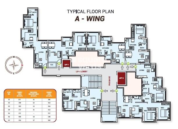 Rachna And Crystal Shanti Classic Floor Plans