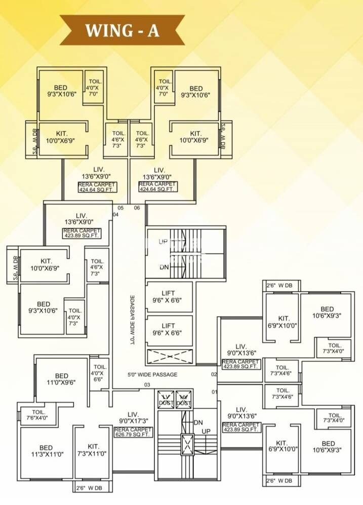 Radheya Sai Enclave Floor Plans
