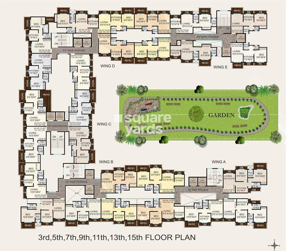 Raj Viva Maitry Heights Master Plan Image