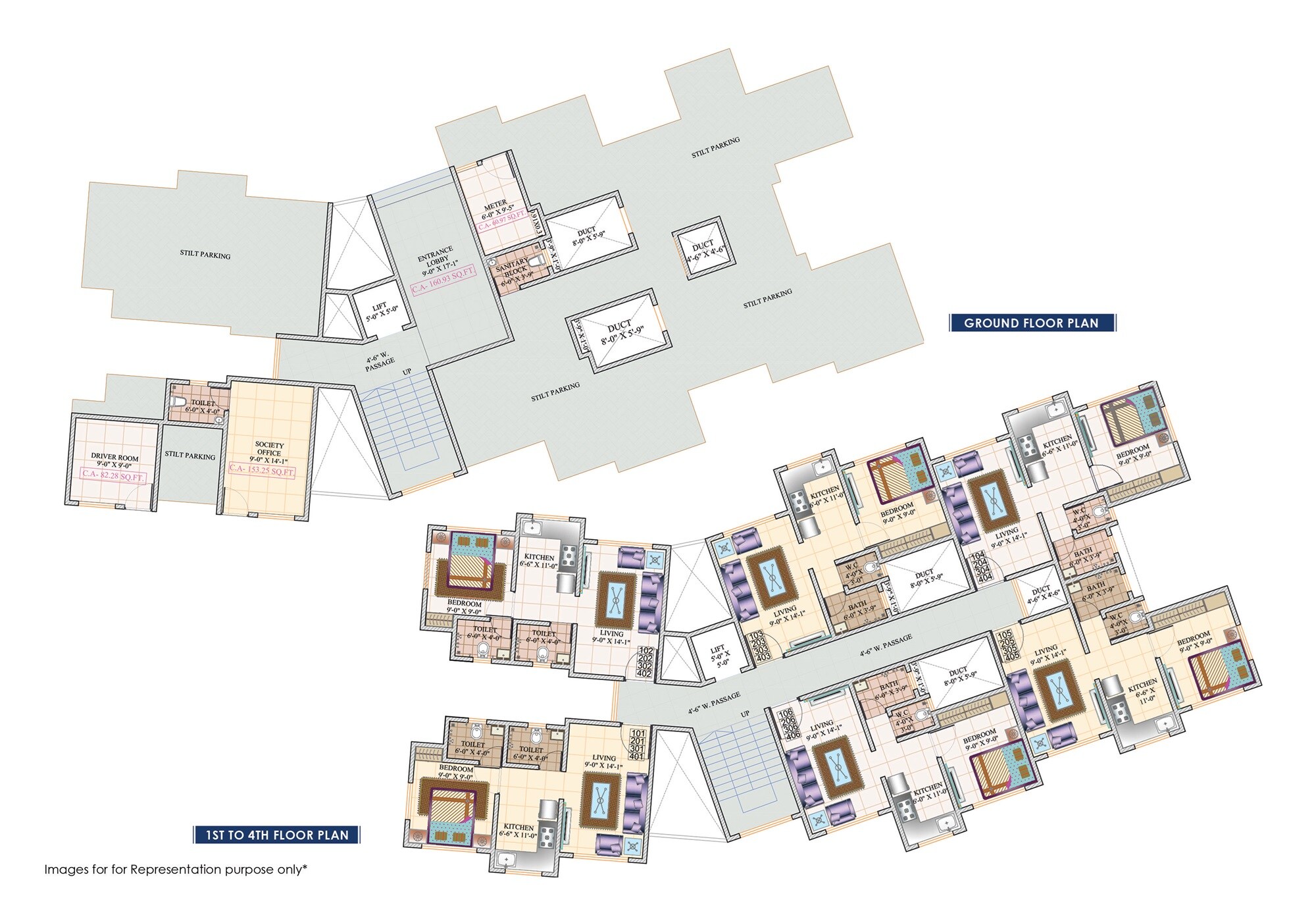 Rajesh Mahavir Neytra Floor Plans