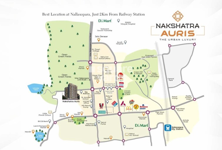 Rajlaxmi Nakshatra Auris Location Image