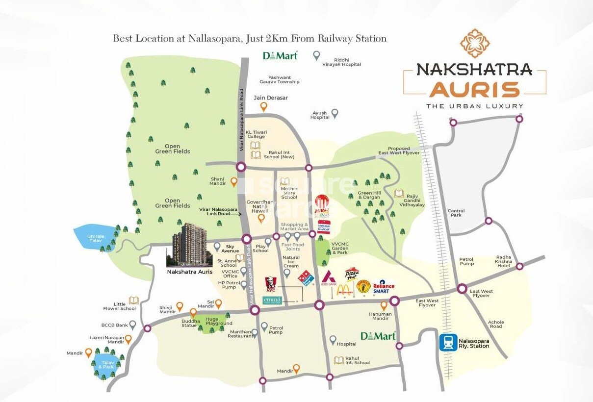 Rajlaxmi Nakshatra Auris Location Image