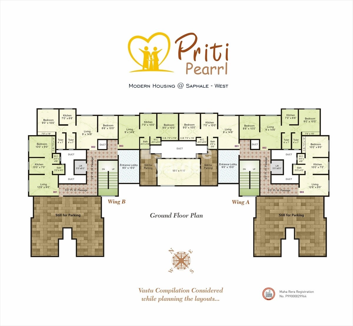 Rajlaxmi Priti Pearrl Floor Plans 1