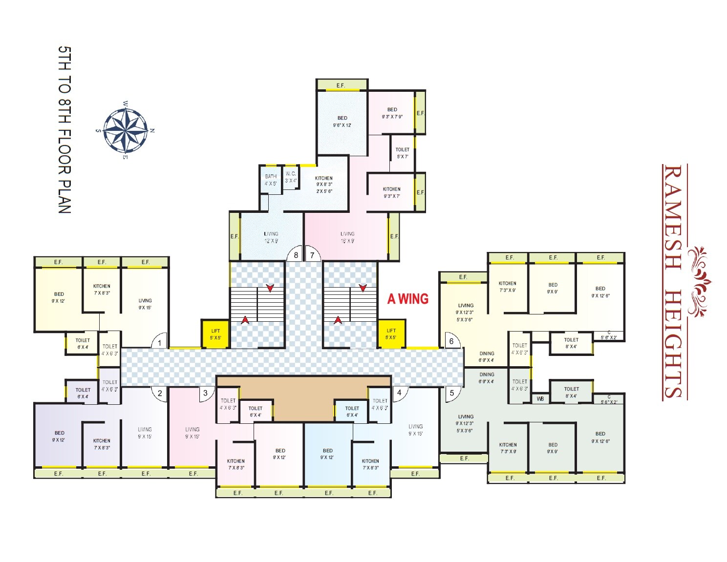 Ramesh Heights Floor Plans