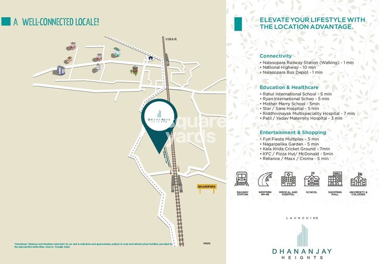 Realtech Dhananjay Heights Location Image