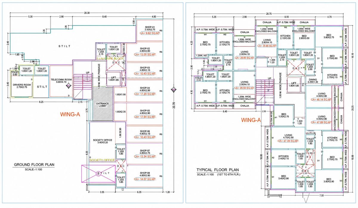 RJ New Shivkrupa Floor Plans