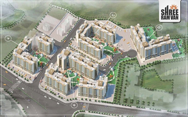 RNA-NG-Shree-Ram-Van_an aerial view of a city with a train on the tracks