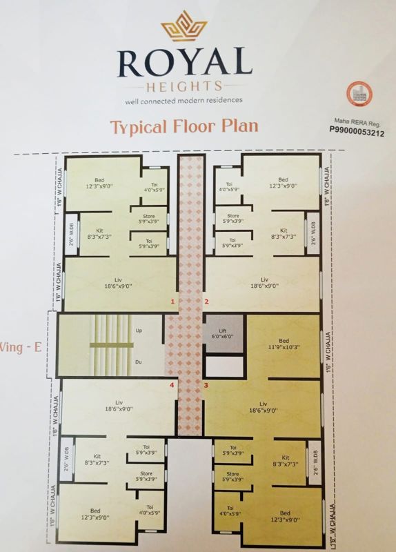 Royal Heights Naigaon Floor Plans