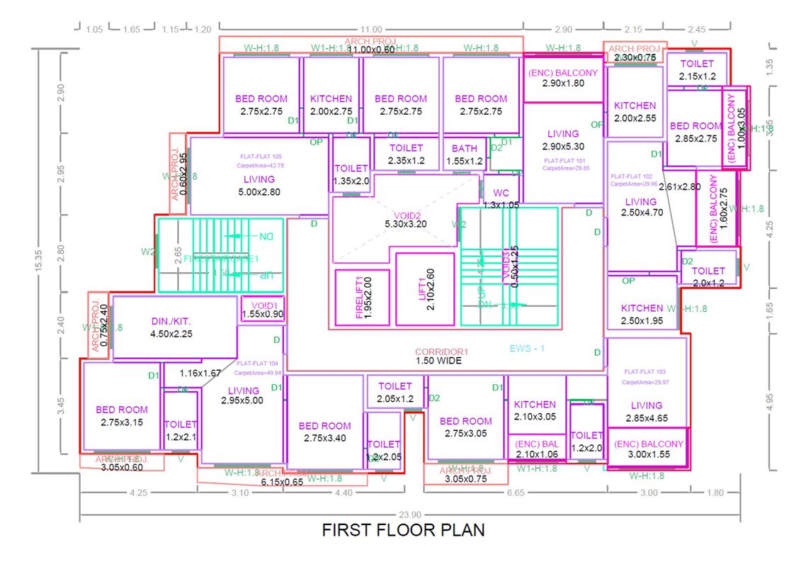 Runwal Vihar Floor Plans