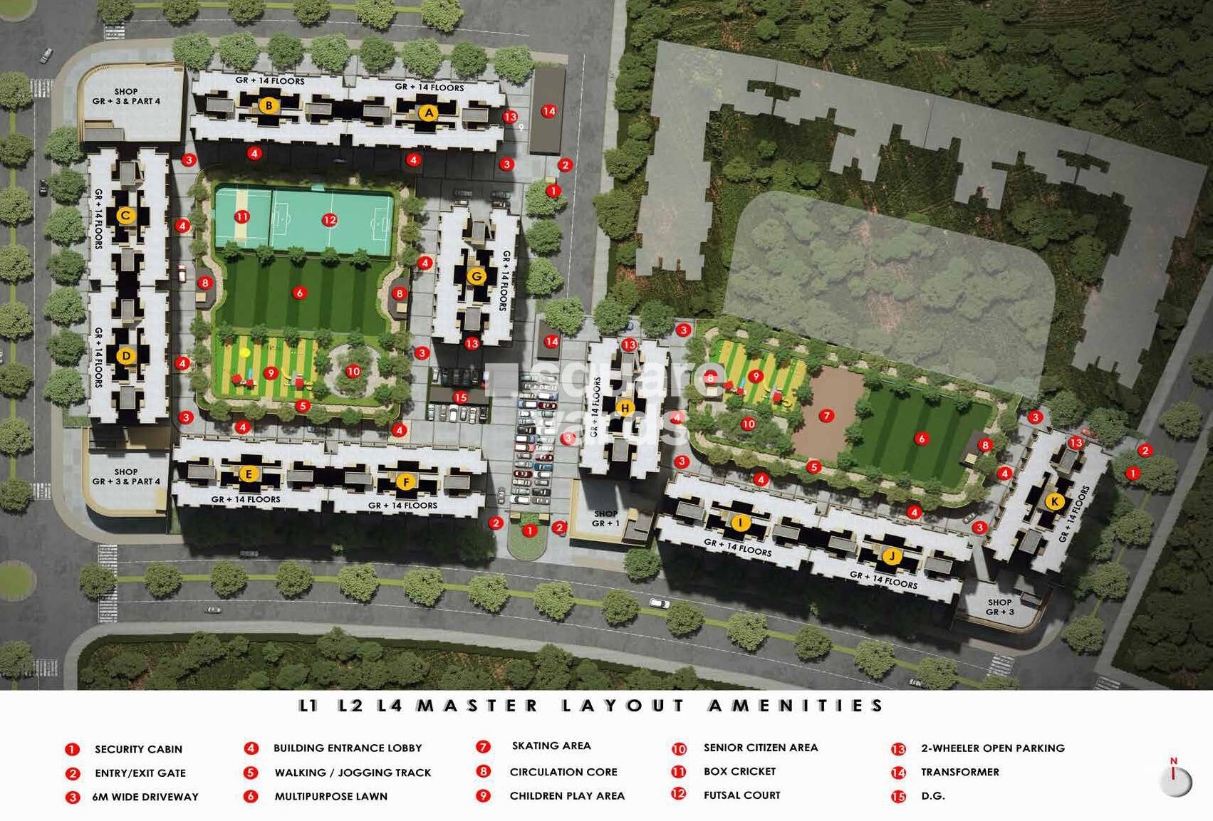 Rustomjee Avenue L1 Master Plan Image
