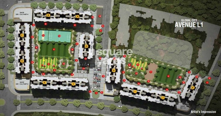 Rustomjee Avenue M Master Plan Image