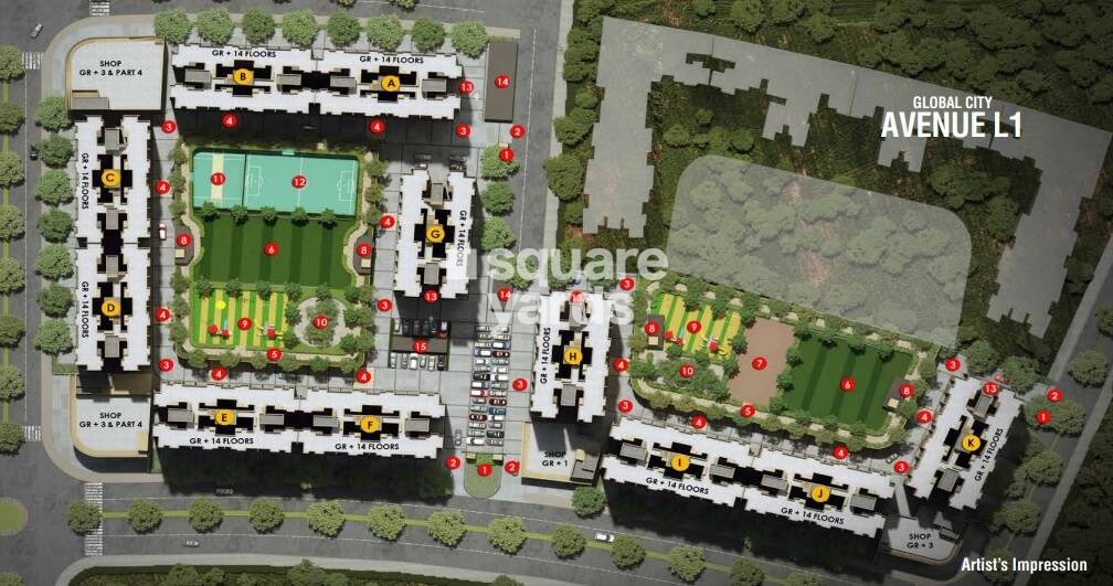 Rustomjee Avenue M Master Plan Image