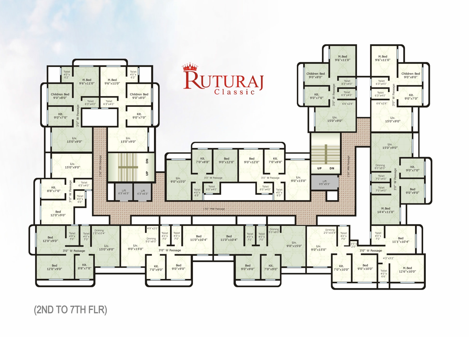Ruturaj Classic Floor Plans