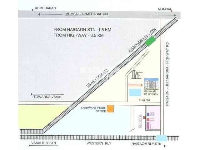 Sahakar Residency Location Image
